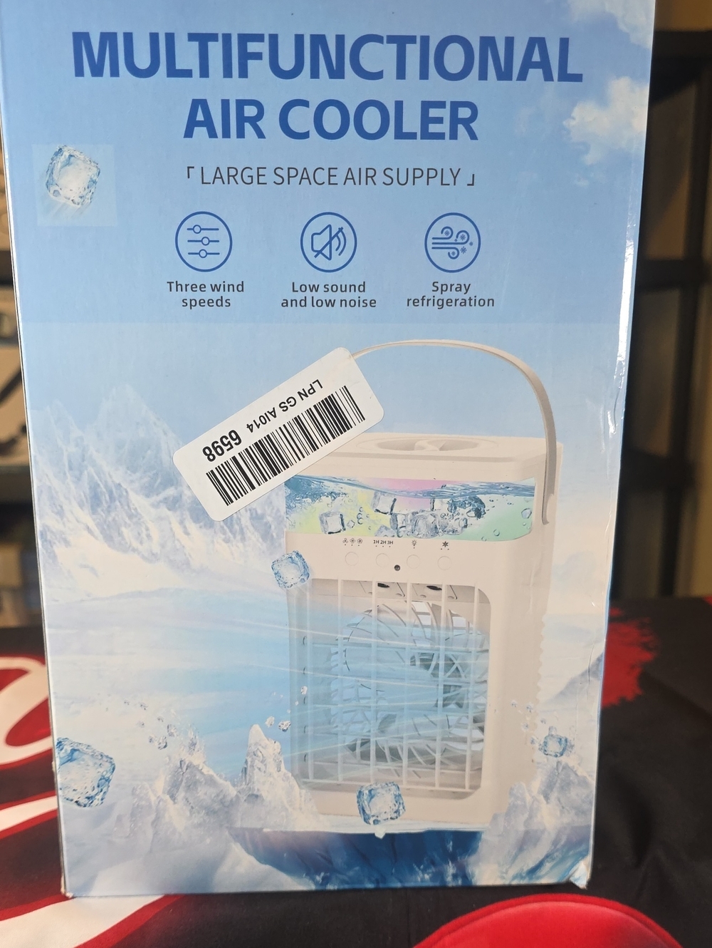Multifunctional Air Cooler - White/Light Blue